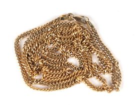 A 14ct gold rope twist necklace, 20g, approx 70cms long.
