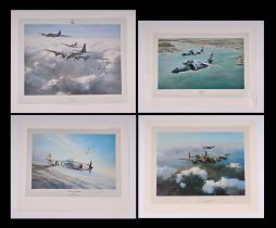 After Robert Taylor - Memphis Belle - limited edition print, signed by the artist and Memphis Belles