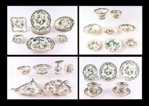 A quantity of assorted Masons Ironstone Chartreuse pattern dinner and tea wares; and other items