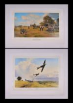 After Robert Taylor - Eagles On The Channel Front - limited edition print numbered 2/75, signed by