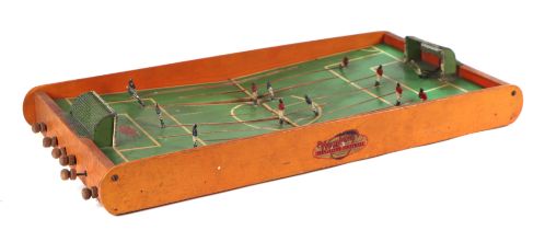 A JOF Games vintage table football game, 56cms long.