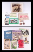 A quantity of assorted motorcycling related ephemera and items to include Vanderveen (Bart H)