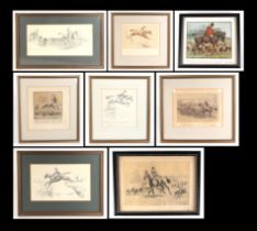 Charles Johnson Payne (Snaffles) - a group of prints, two signed in pencil to the margin, the