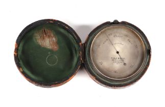 An R & J Beck of London Compensated Barometer, cased; together with a Victorian Kew Observatory