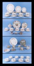 A Coalport My Fair Lady pattern part dinner and tea service, together with Anchor China Indian