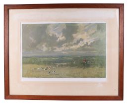 After Lionel Edwards (1878-1966) - Hunting Scene - coloured print, signed in pencil to the margin,