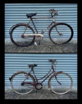 Two vintage bicycles - The Trent Tourist and a Raleigh, for display purposes only (2).