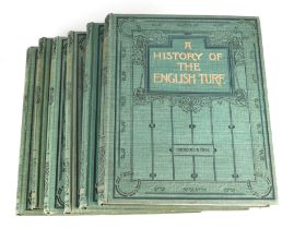Cook (Theodore A) - A History of the English Turf - vols I div II, vols II div II, vols II div II,