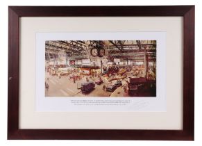 After Terence Cuneo (1907-1996) - a limited edition coloured print to commemorate the unveiling of