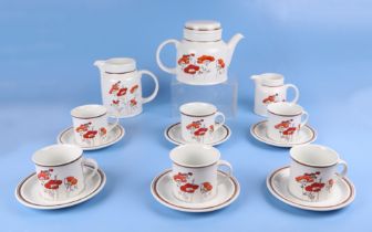 A Royal Doulton Field Flower dinner and tea service.