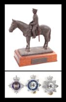 Police Constable on Horseback sculpture by Richard & Valerie Green, No.22 of a limited edition of