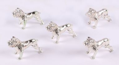 Five Valerie Graham Bulldog cast metal figures, all boxed (5)