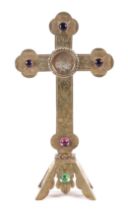 A 19th century Catholic reliquary, containing a relic of Saint John the Baptist, set within a