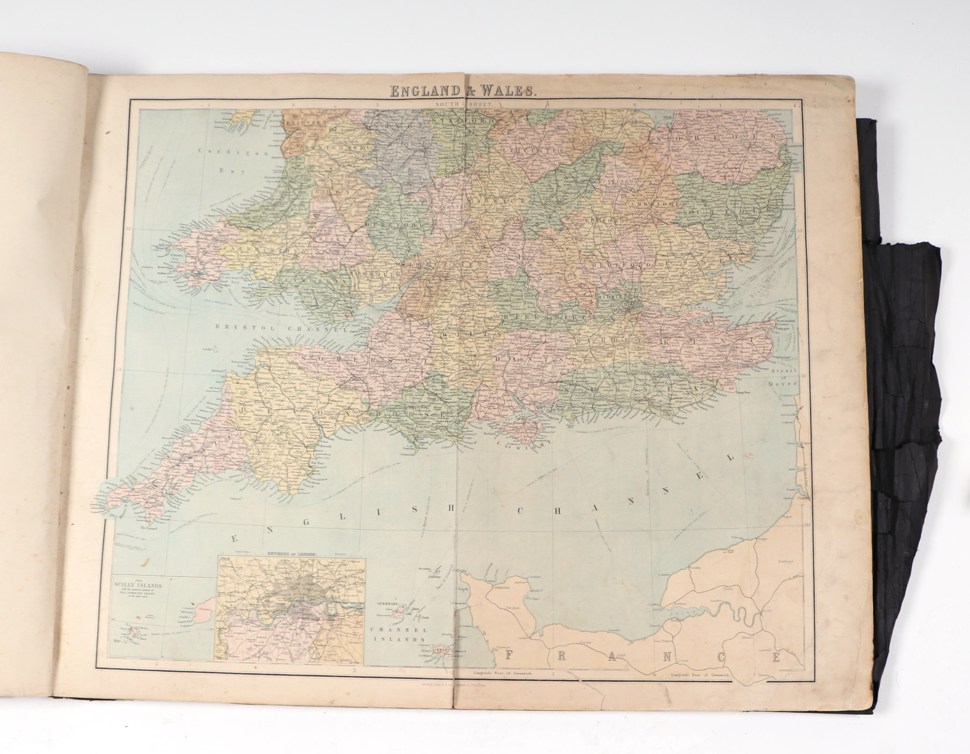 A late 19th century J. Bartholomew World Atlas published by George Philip & Son, London & Liverpool, - Image 2 of 5