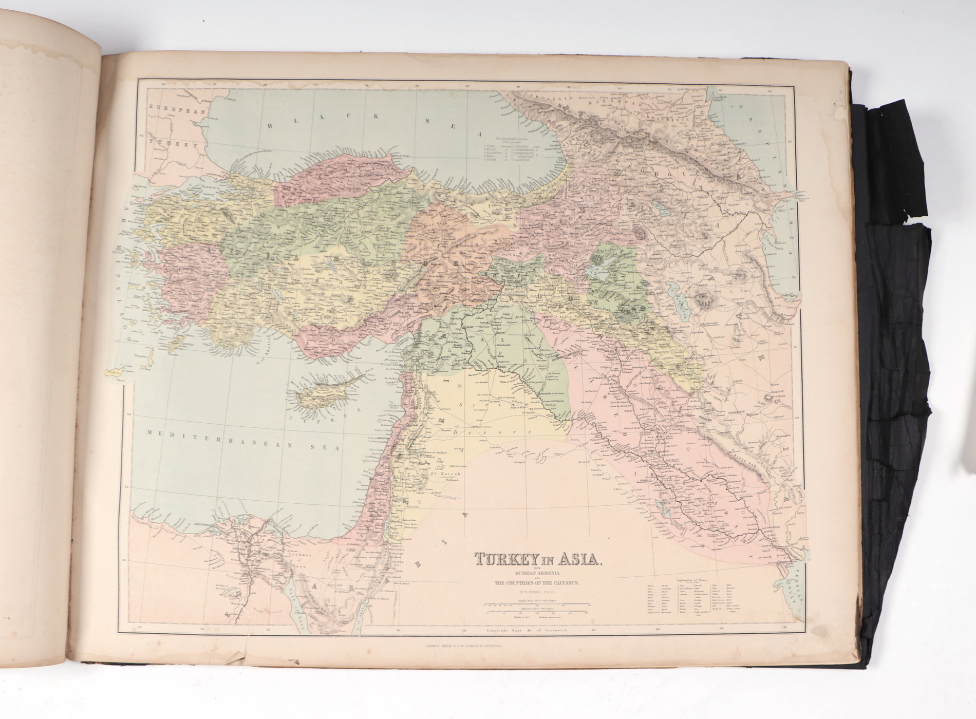 A late 19th century J. Bartholomew World Atlas published by George Philip & Son, London & Liverpool, - Image 4 of 5