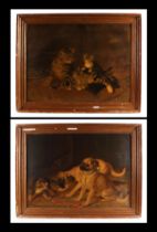 After Horatio Henry Couldery- A pair of chromolithograph oleographs by Gustav W Seitz Wandsbek,