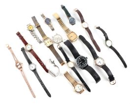 A group of ladies and gentleman's fashion watches.