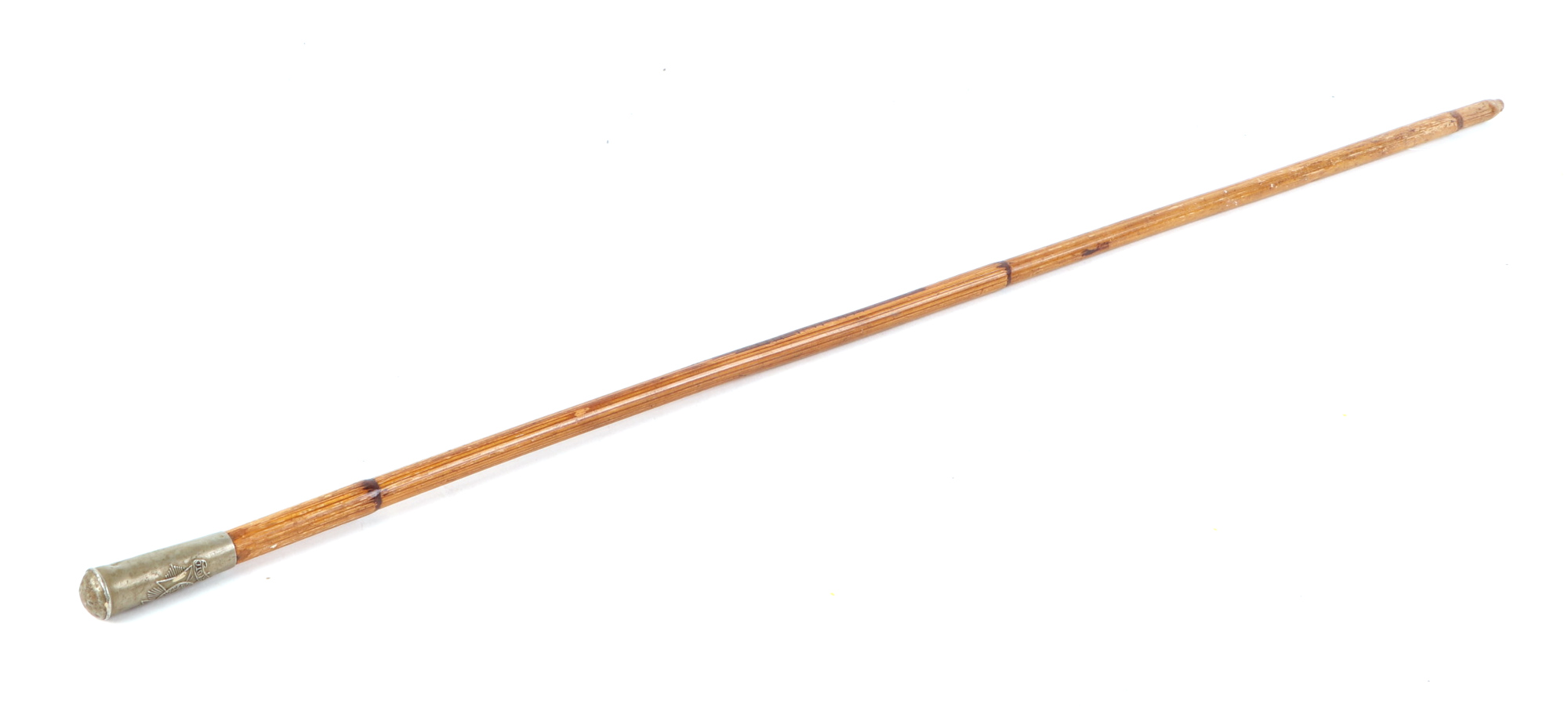 A Hailey Bury OTC bamboo military swagger stick, 70cm long. - Image 2 of 2