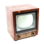 A 1950s Murphy television set, in a walnut case, 46cm wide.