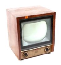 A 1950s Murphy television set, in a walnut case, 46cm wide.