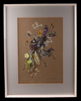 Meriel Campbell (1912-1983), "Wild flowers", singed and dated 69 lower right corner, watercolour,