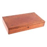 A C E Clifford Artist Colourman mahogany paint box, having a fitted interior and selection of