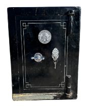 A Thomas Withers & Sons Limited West Bromwich "The Crusader Brand Modern Steel Safe", 46cm wide.