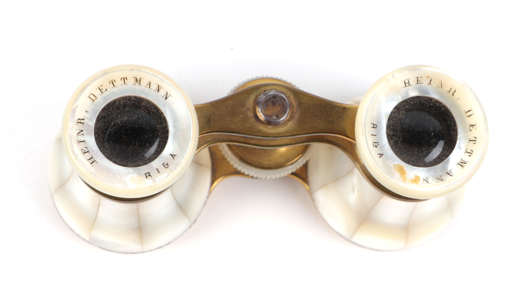 A pair of mother of pearl Heinr Dettmann opera glasses. - Image 4 of 4