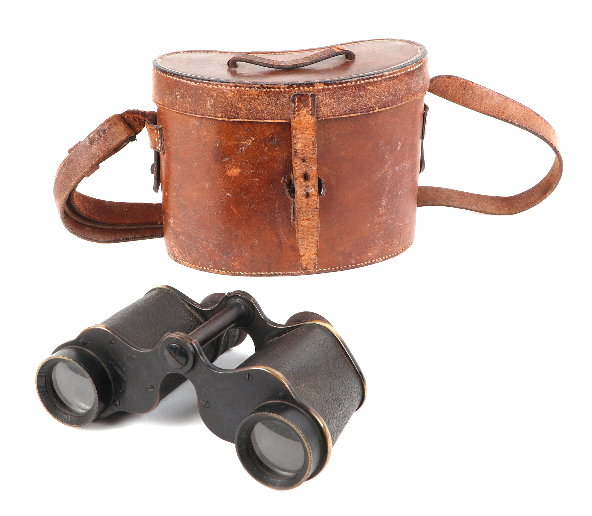 A pair of Ross of London binoculars, no.85905. cased