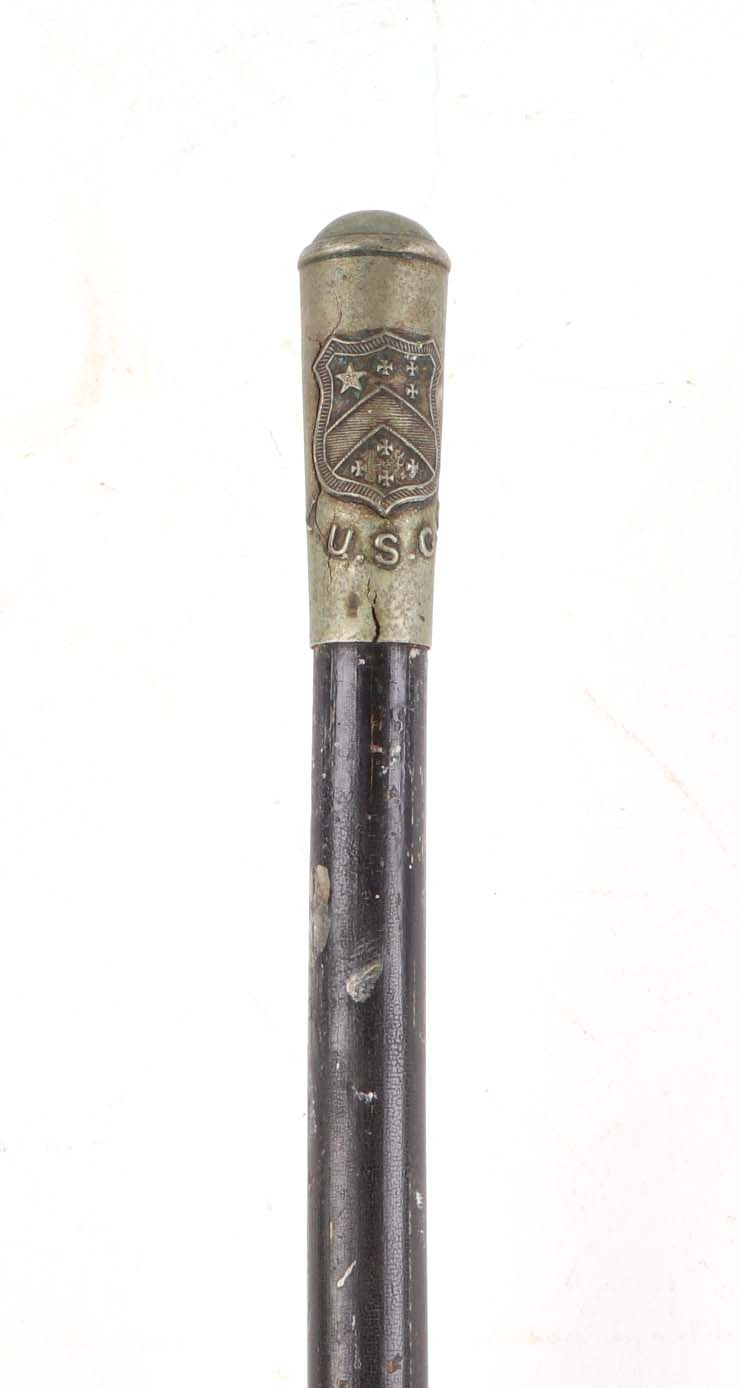A L.U.S.C.C swagger stick, 69cm long.