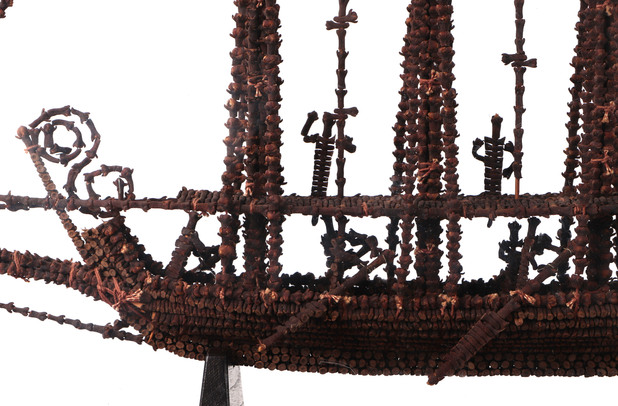 Spice Trade interest – a Moluccas Spice Islands model of a two-masted European sailing ship made - Bild 4 aus 4