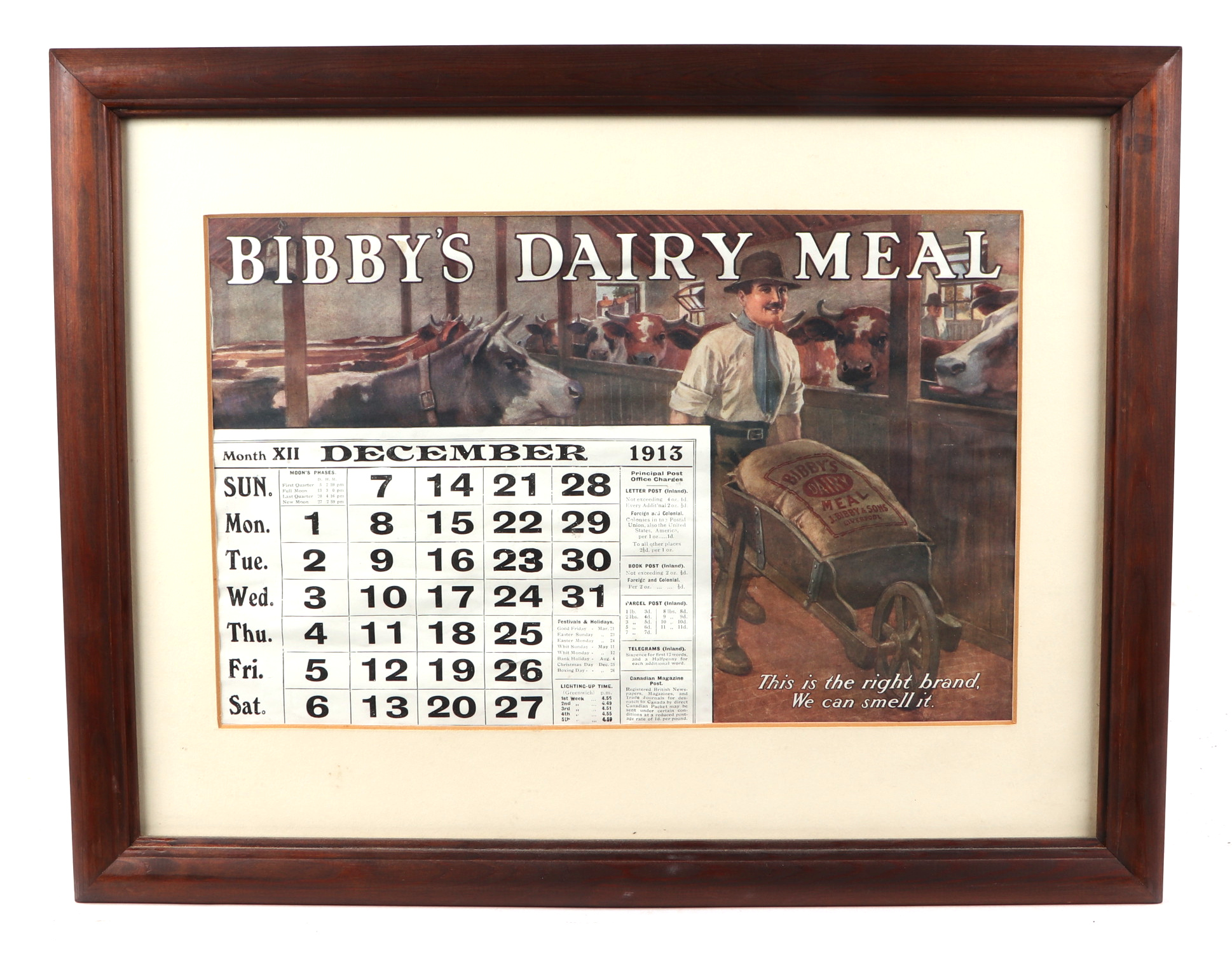A group Bibby's agricultural feed facsimile prints, of pictorial advertising calendar months( - Image 3 of 9