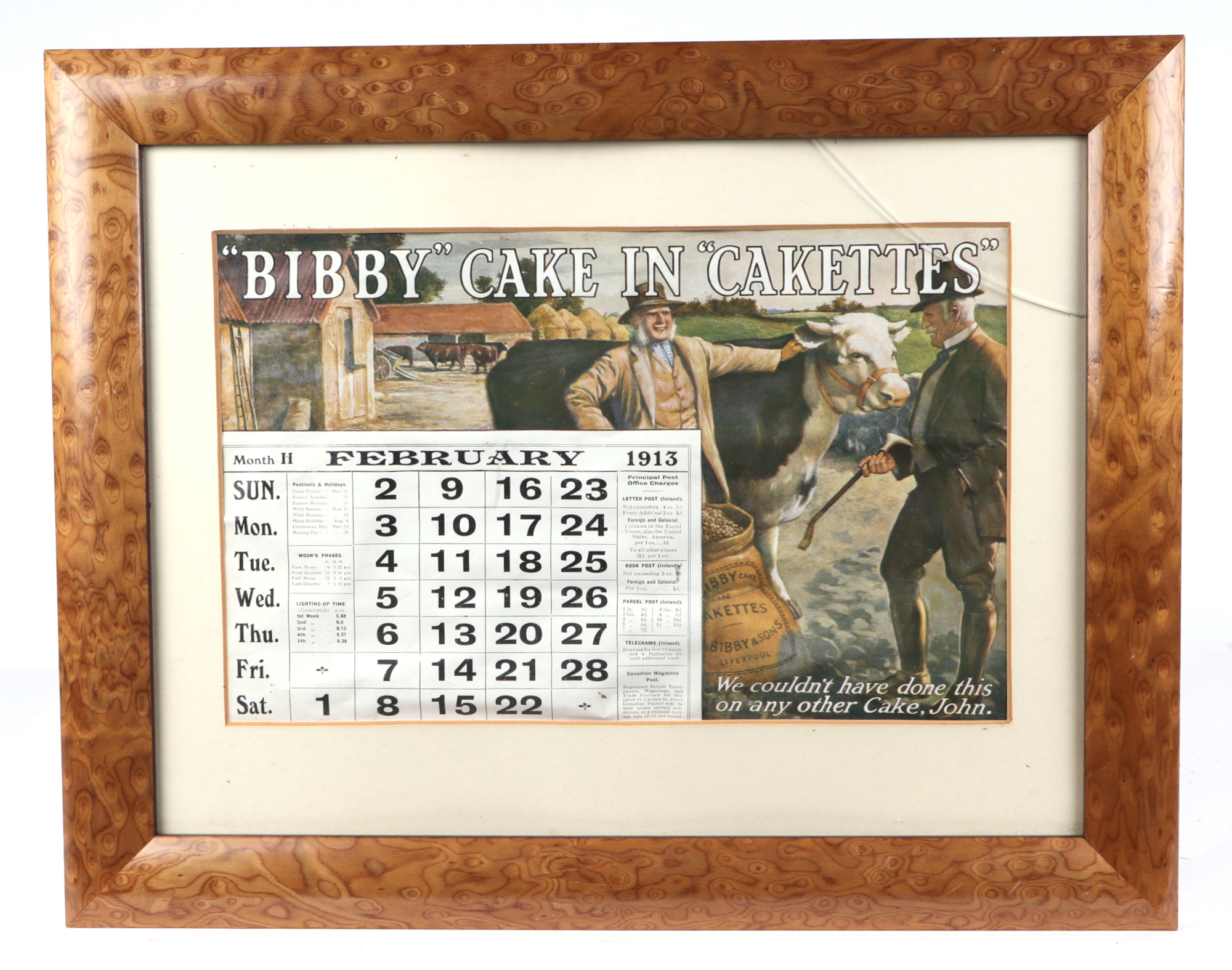 A group Bibby's agricultural feed facsimile prints, of pictorial advertising calendar months( - Image 4 of 9