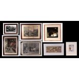 A quantity of prints and engravings, 19th century and modern.