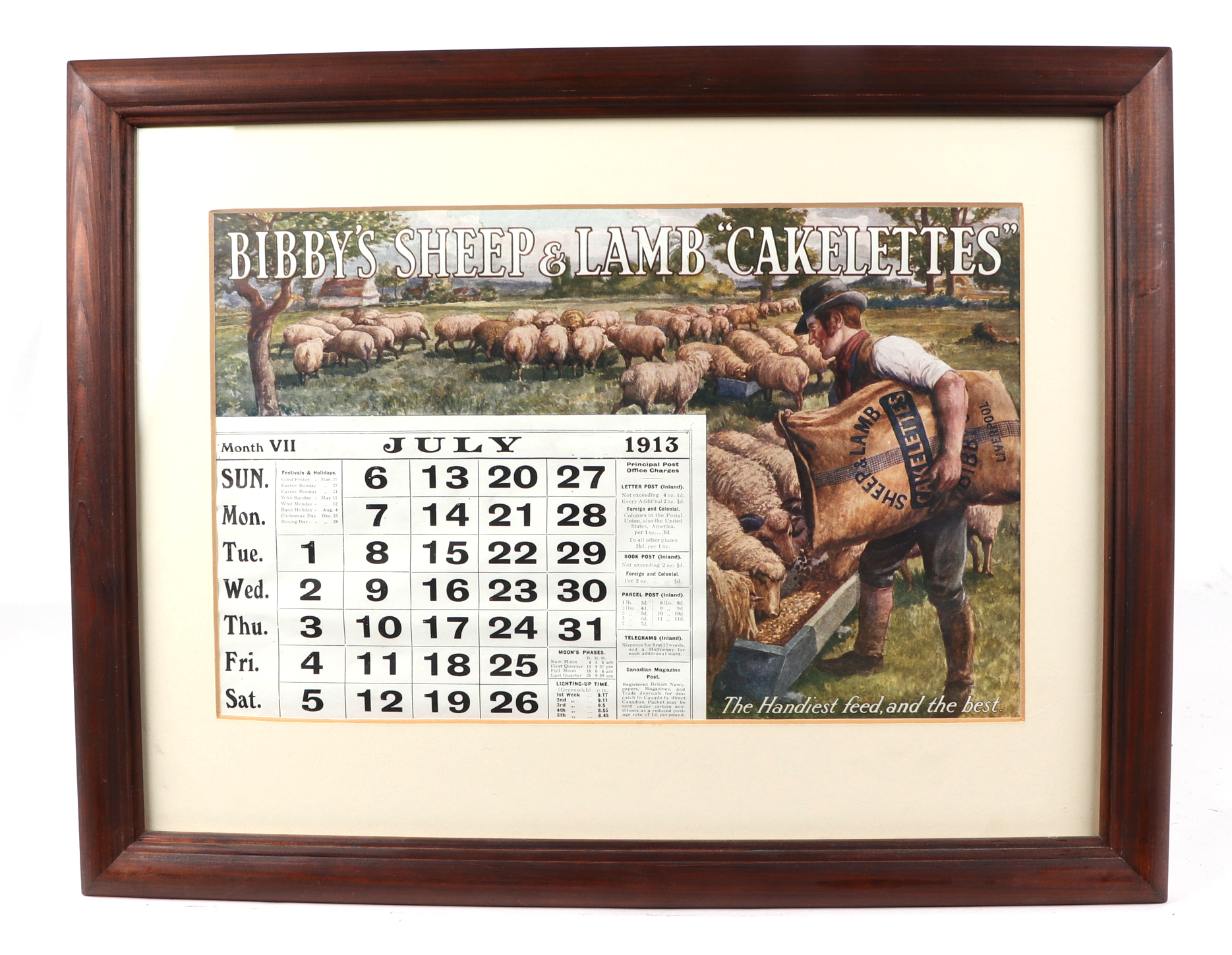 A group Bibby's agricultural feed facsimile prints, of pictorial advertising calendar months( - Image 2 of 9