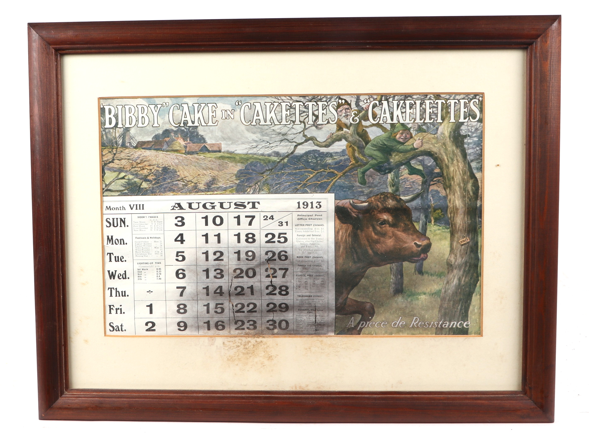 A group Bibby's agricultural feed facsimile prints, of pictorial advertising calendar months( - Image 9 of 9