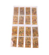 A set of French suited animal Tarot and playing cards, each 6 by 11cms (approx 77 cards).