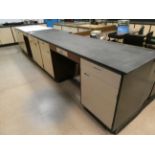 Lab Cabinets w/ Solid Work Surface