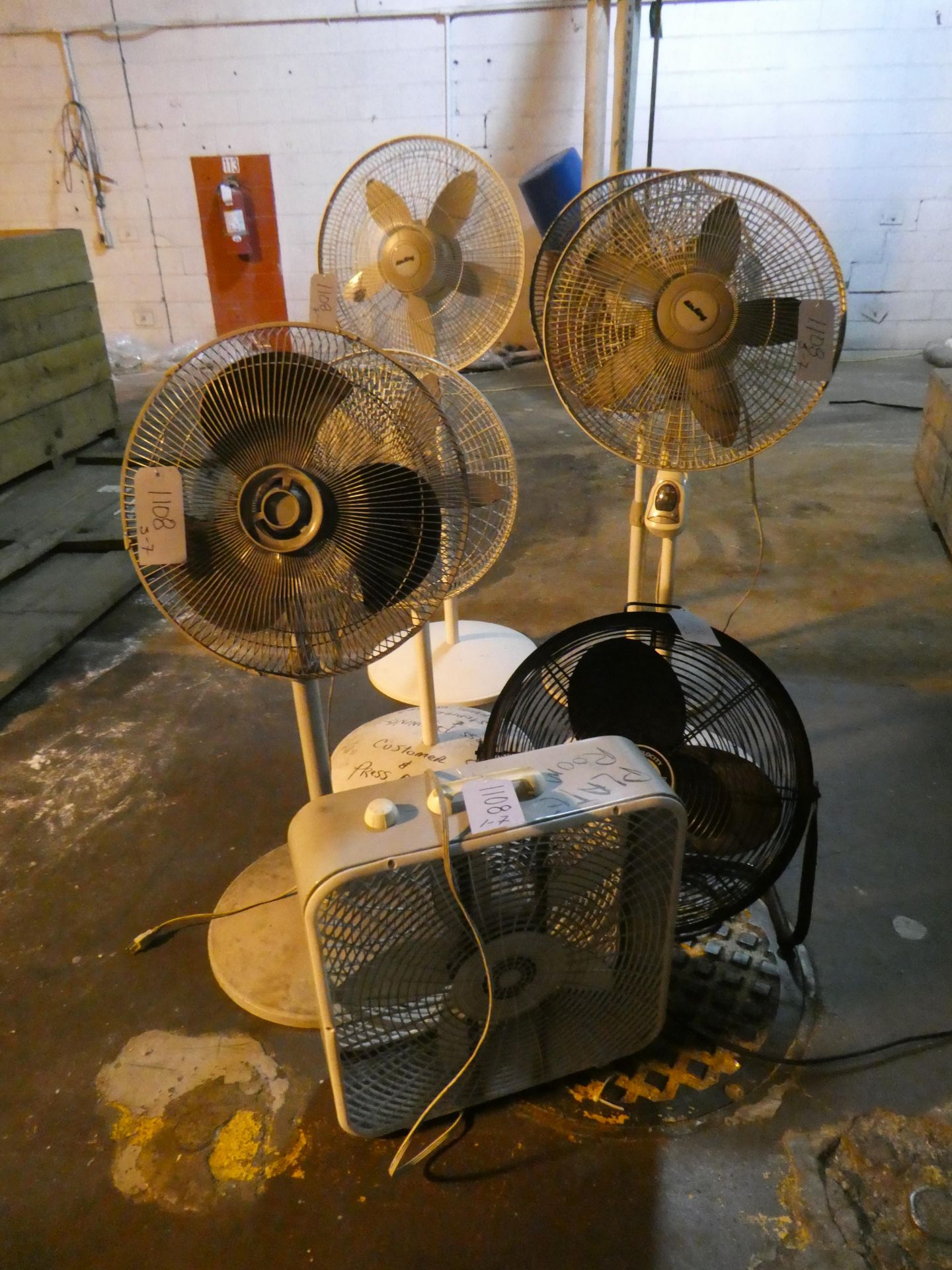 (7) Air King Standing Fans - Image 2 of 2