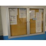 (2) Enclosed Bulletin Boards