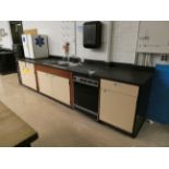 Lab Cabinets w/Solid Work Surface
