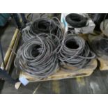 (3) Pallets of Wire, Conduit and Cable w/ Cart