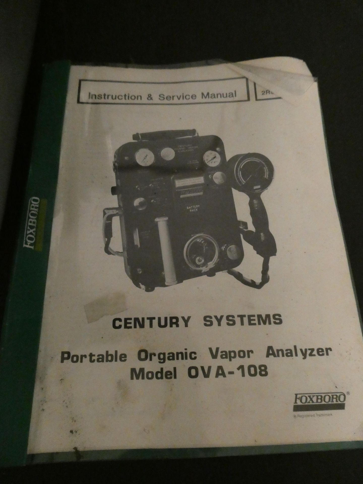 Foxboro Century System Portable Orgainc Vapor Analyzer - Image 4 of 4