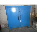 Cabinet with contents (forklift parts)