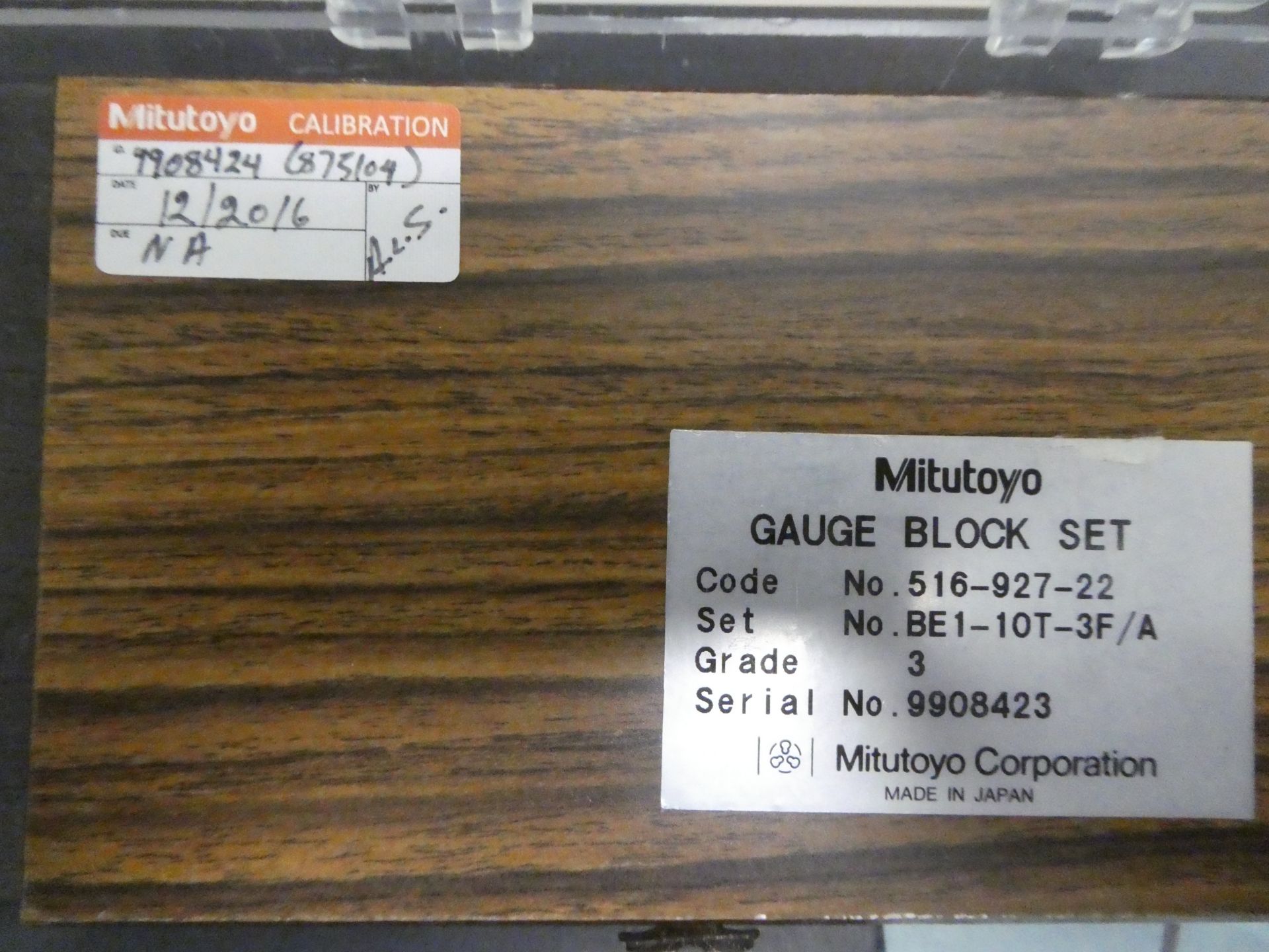 Mitutoyo Gauge Block Set - Image 2 of 2