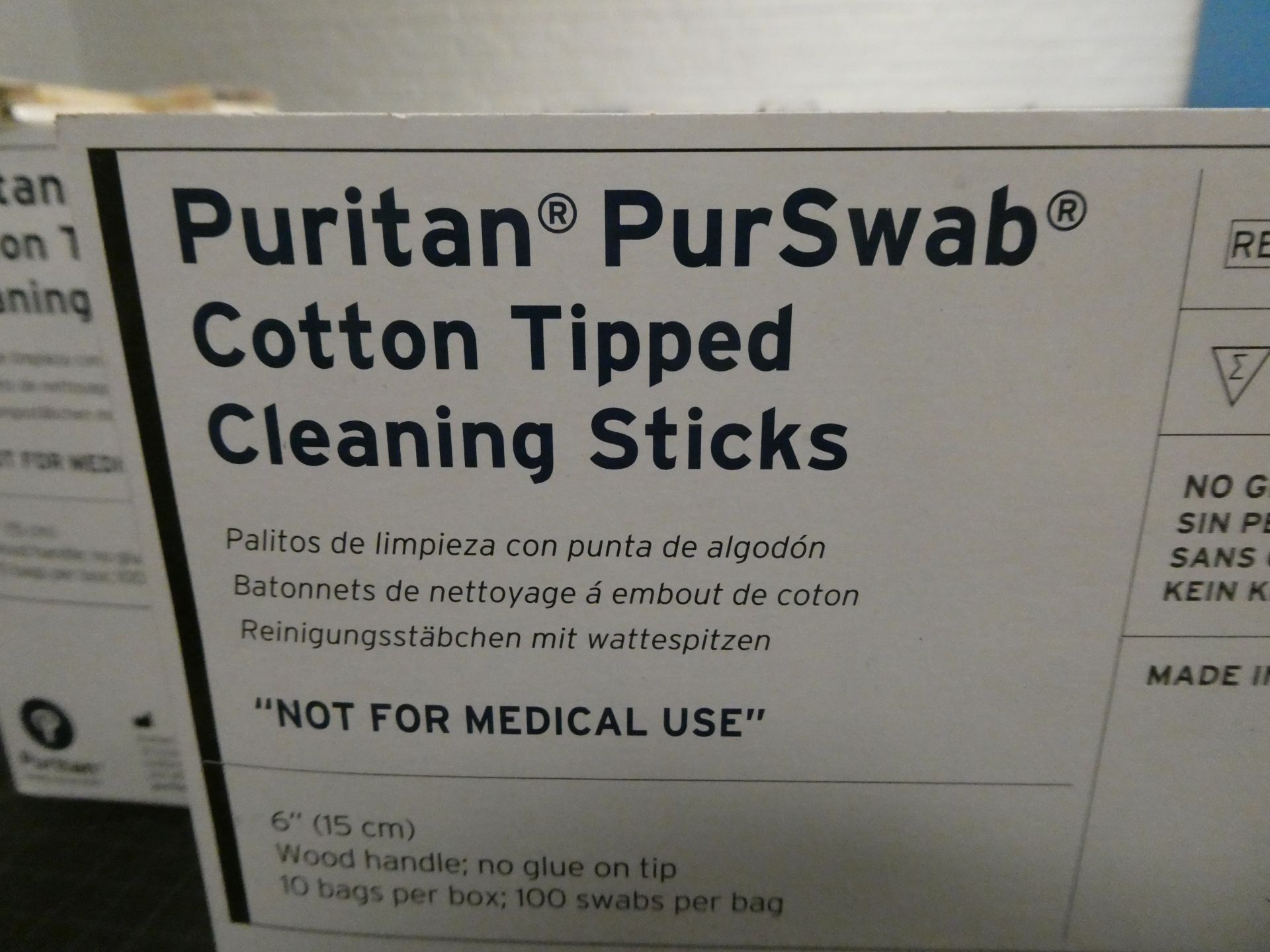Cotton Cleaning Swabs and Vials - Image 2 of 3