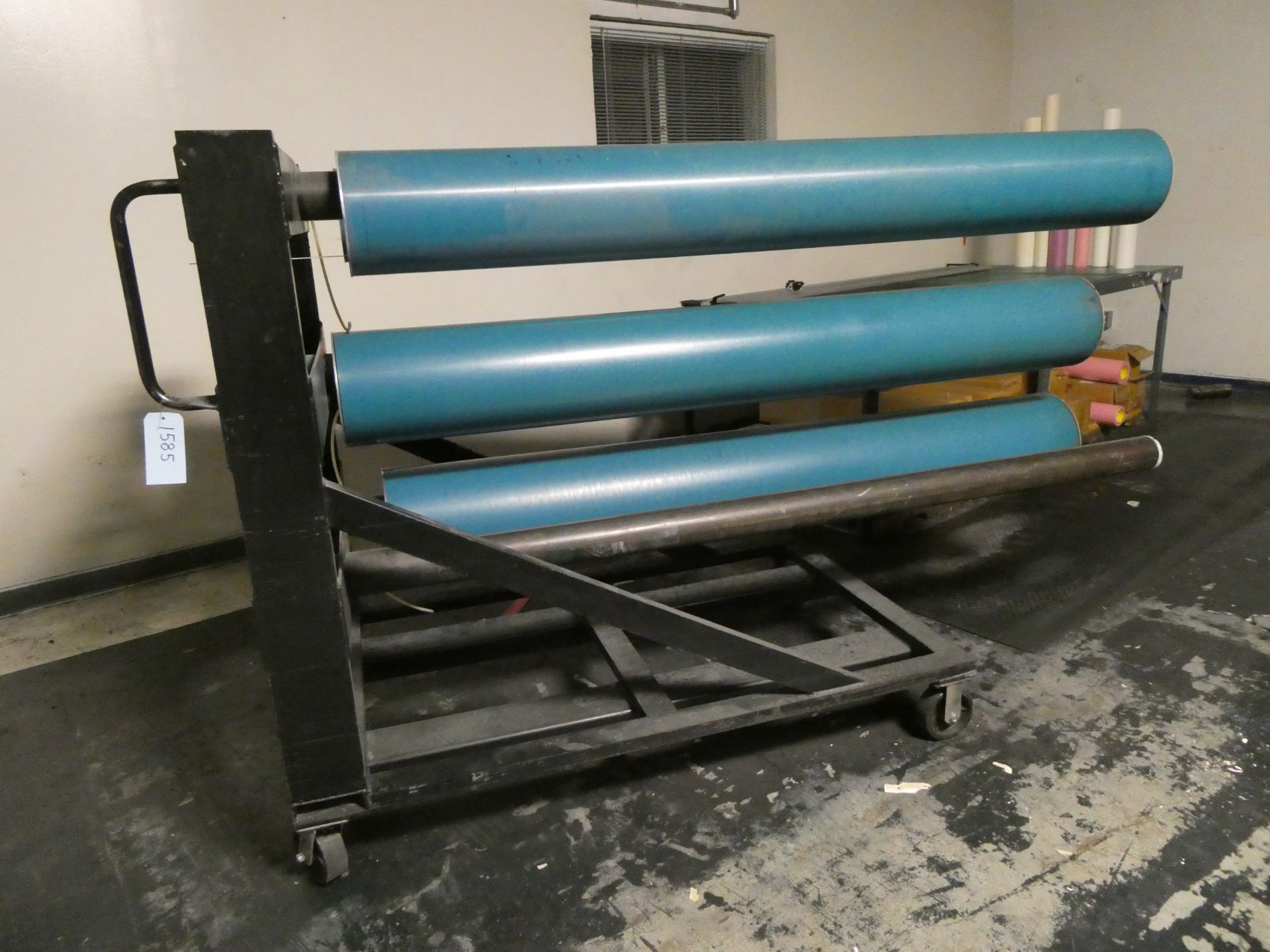 Rolling Print Sleeve Storage Cart