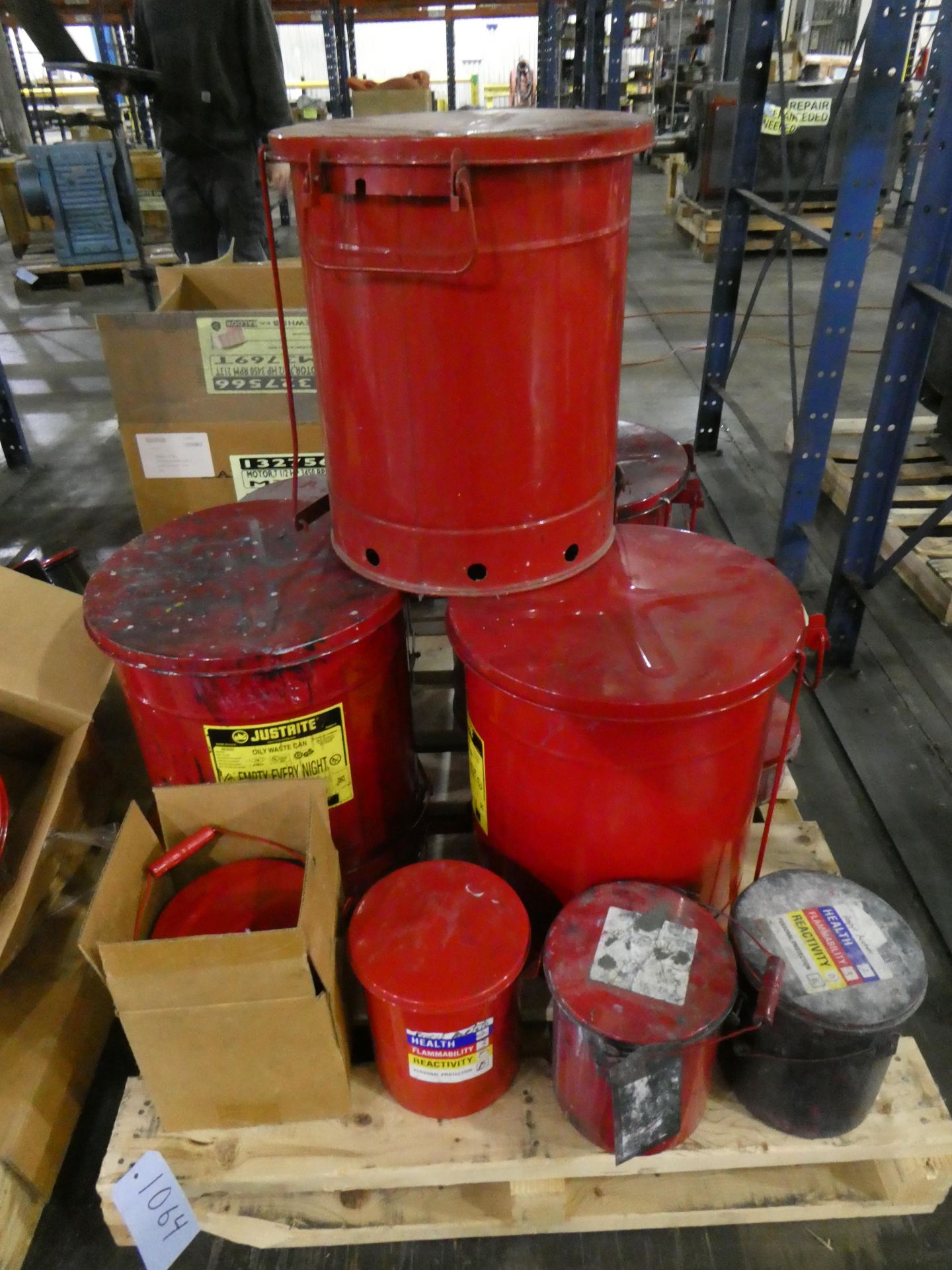 Justrite Oily Waste Cans