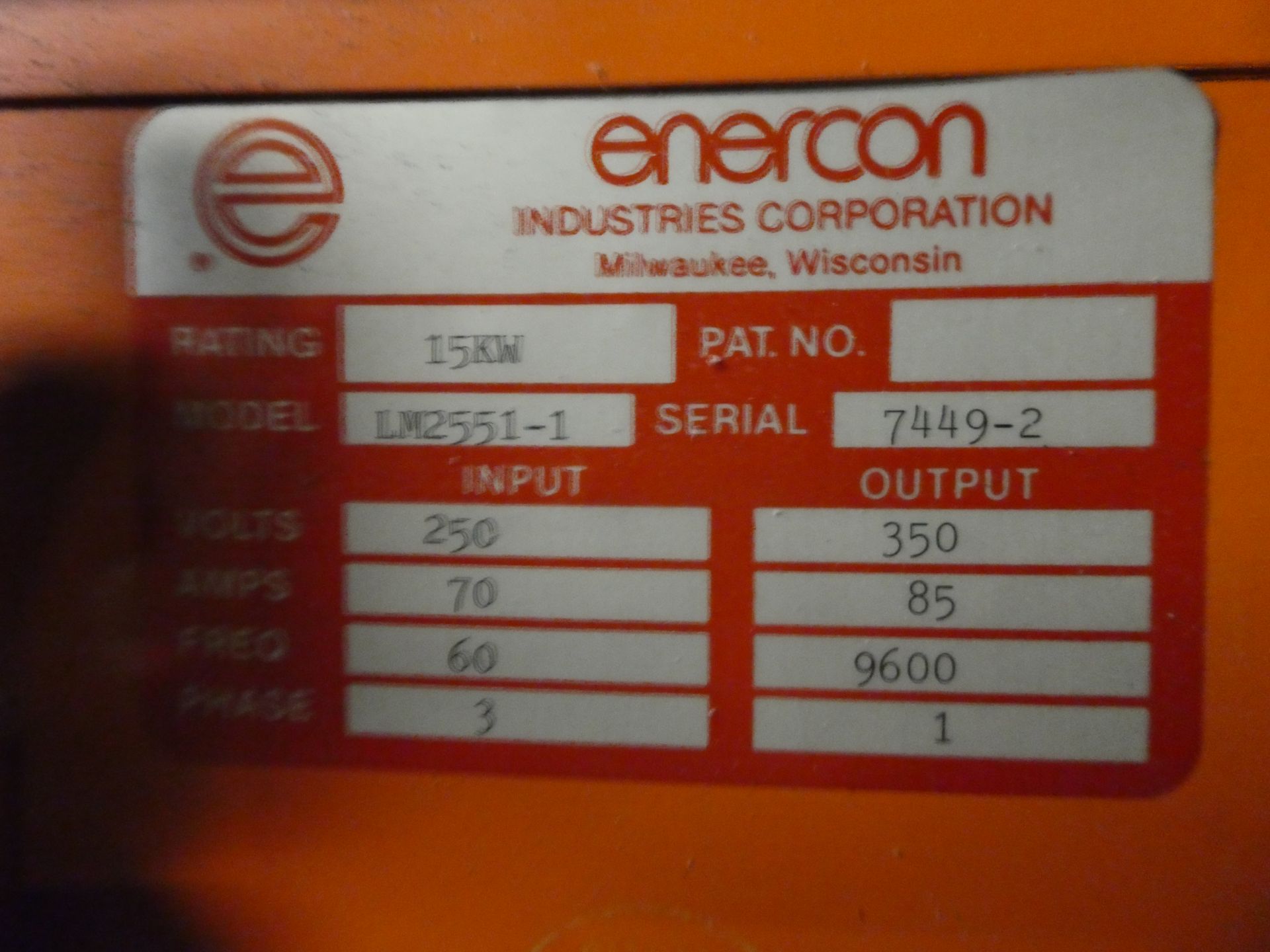 15kw Enercon Power Supply - Image 3 of 3