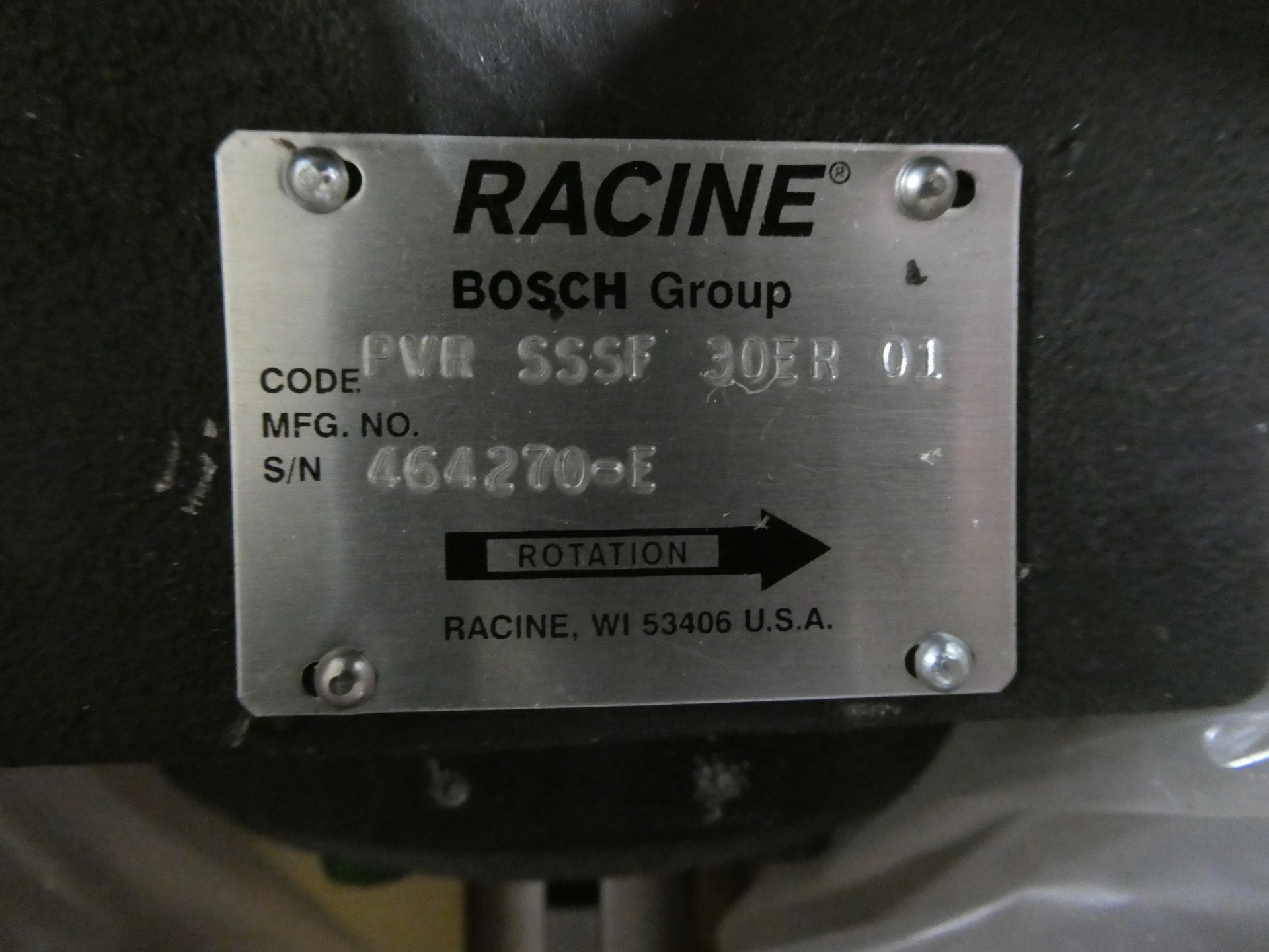 Racine Hydraulic Pump - Image 2 of 4